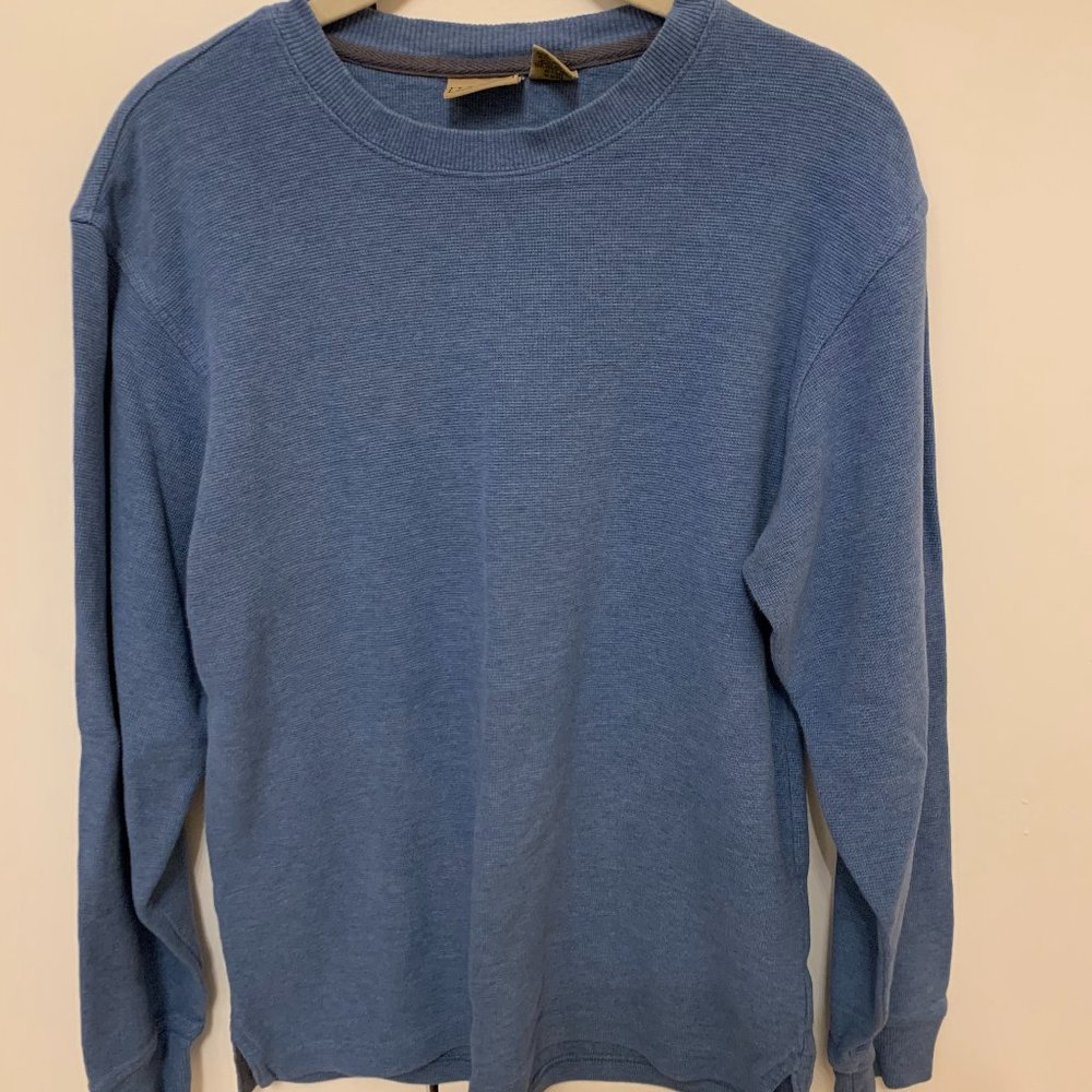 LL Bean Light Blue Long Sleeve T Shirt (Medium)